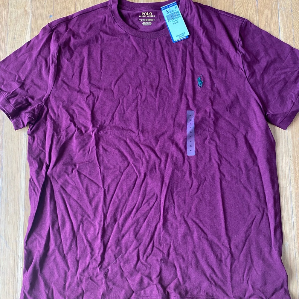 XL Men’s Polo T-Shirt (wine)